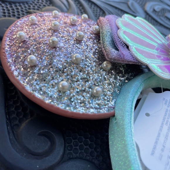 Disney Parks Princess Ariel Seashell Minnie Headband Ears Little Mermaid BNWT - Picture 5 of 6